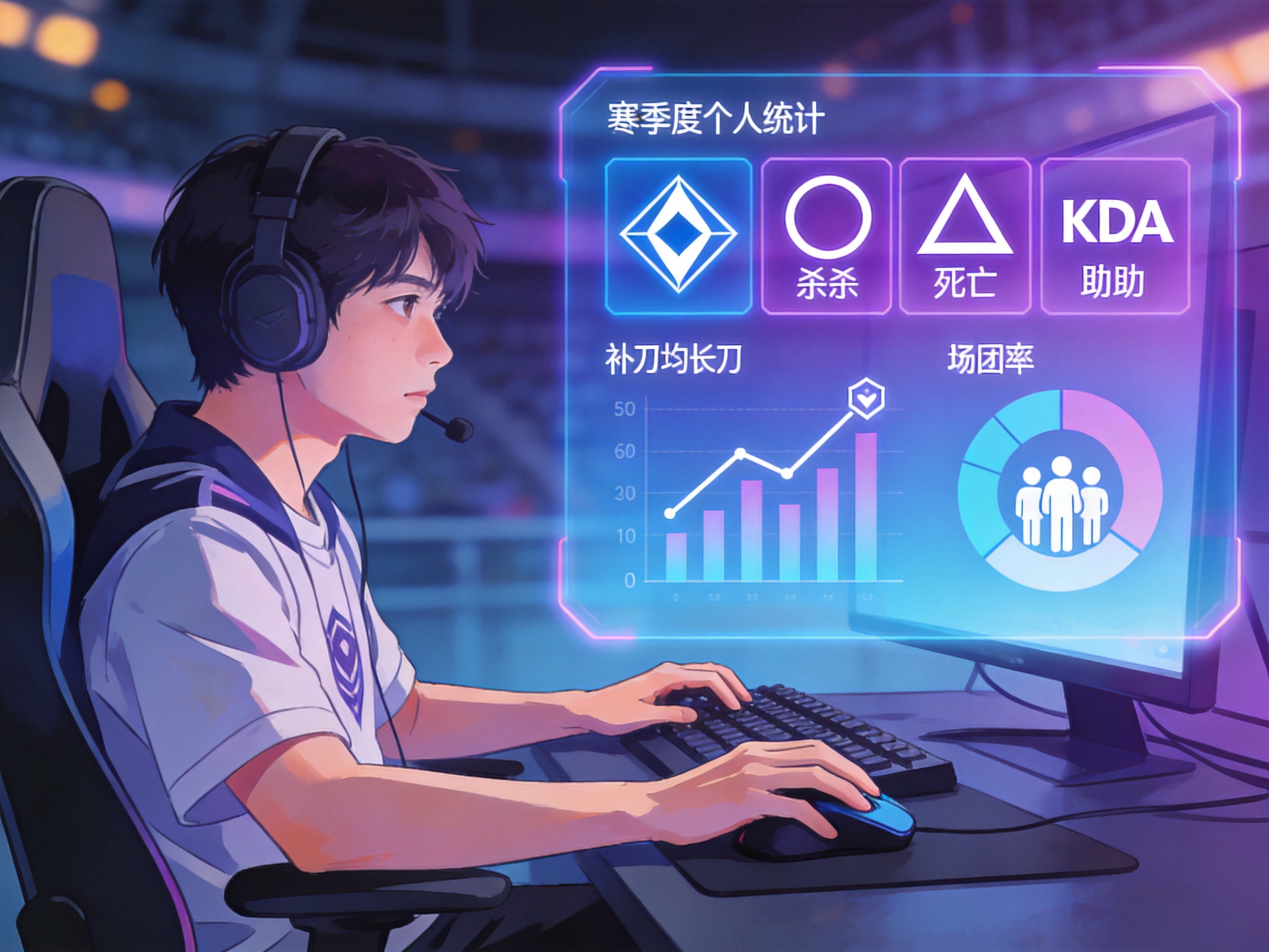 选手操作数据面板